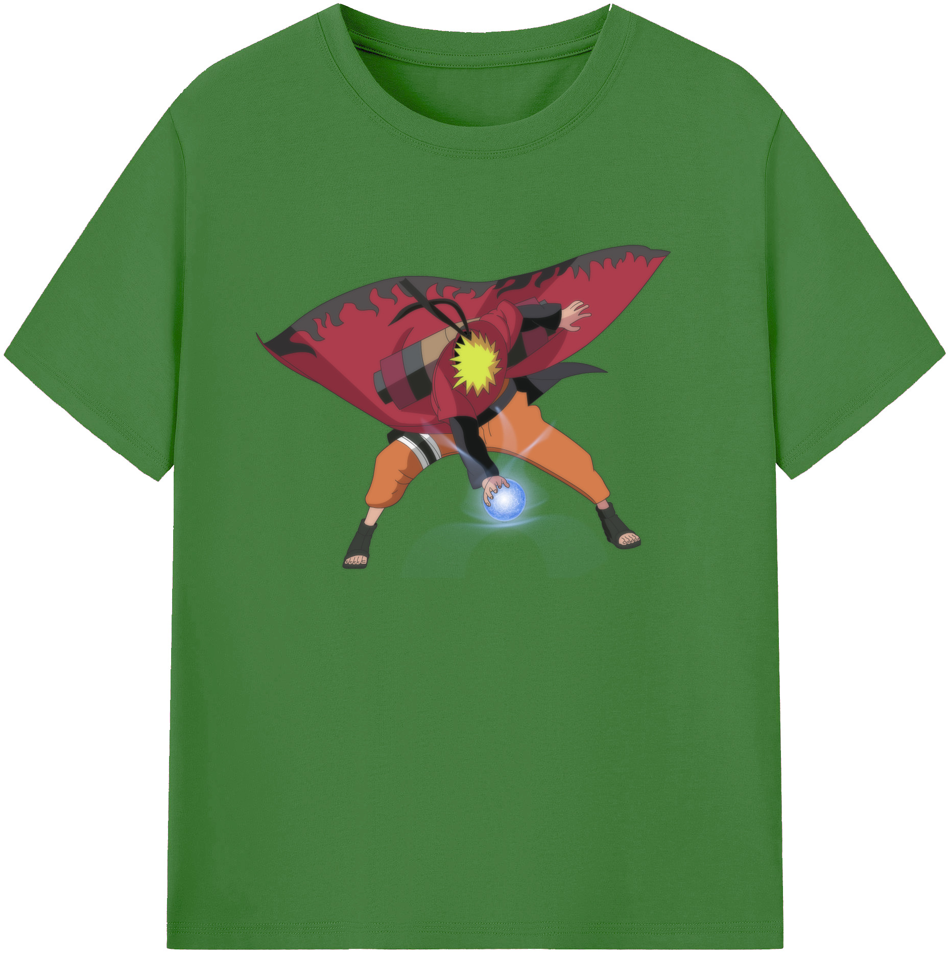 （画像用） NARUTO -ナルト- うずまき ナルト Uzumaki Naruto レディースカジュアルプリントTシャツ（綿100％）